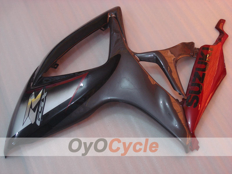 Carenado de inyección para GSX R750 06-07 - Rojo, Negro - Estilo de fábrica #OYO87901340