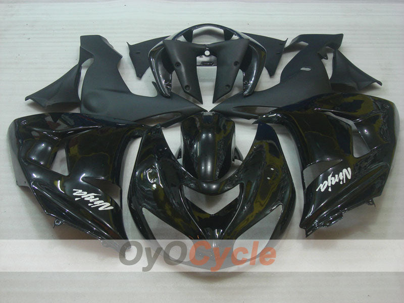 Carenado de inyección para NINJA ZX-10R 06-07 - Negro, Gris - Estilo de fábrica #OYO87901582