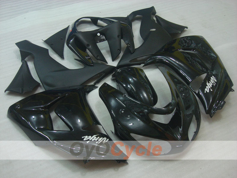 Carenado de inyección para NINJA ZX-10R 06-07 - Negro, Gris - Estilo de fábrica #OYO87901582
