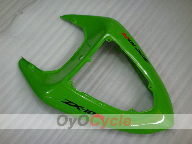 Kit de carenado por inyección para NINJA ZX-10R 06-07 - Verde, Negro - Estilo de fábrica #OYO87901584