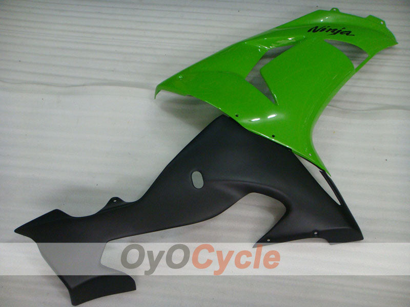 Kit de carenado por inyección para NINJA ZX-10R 06-07 - Verde, Negro - Estilo de fábrica #OYO87901584