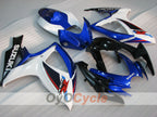 Kit de carenado de inyección para GSX R600 06-07 - Azul, Negro - Estilo de fábrica #OYO87901587