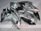 Kit de carenado por inyección para GSX R600 06-07 - Negro, Plateado - Estilo de fábrica #OYO87901588