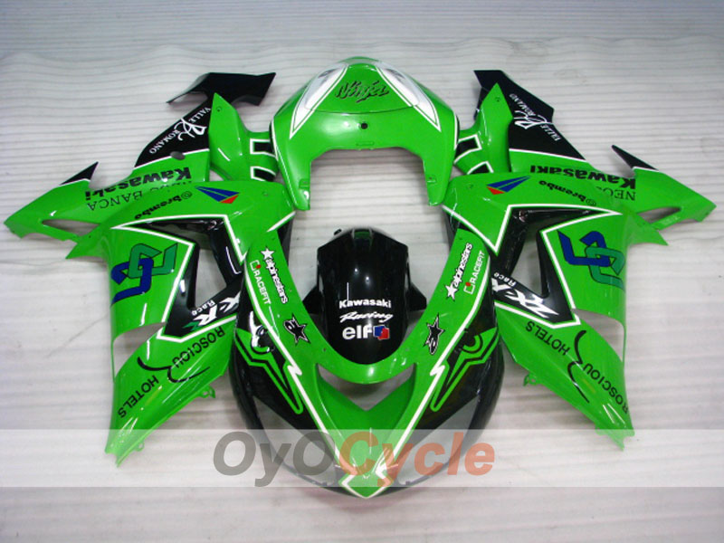 Kit de carenado por inyección para NINJA ZX-10R 06-07 - Verde, negro - Estilo de fábrica #OYO87901589 Imagen secundaria del producto