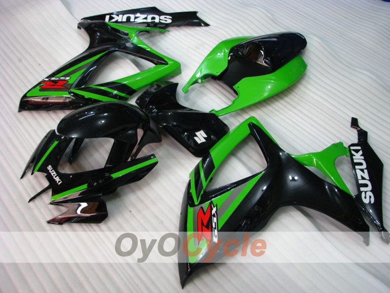 Kit de carenado de inyección para GSX R600 06-07 - Verde, Negro - Estilo de fábrica #OYO87901590 Imagen secundaria del producto