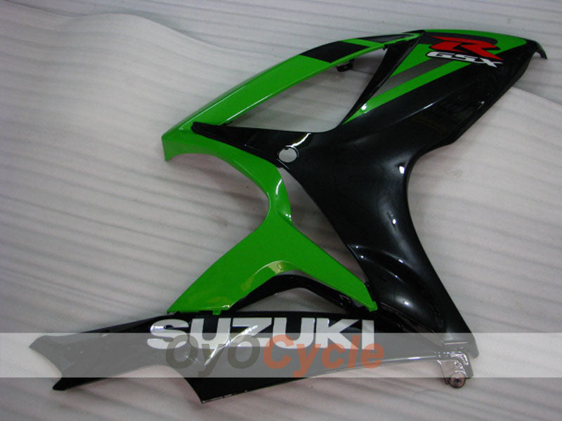 Kit de carenado de inyección para GSX R600 06-07 - Verde, Negro - Estilo de fábrica #OYO87901590