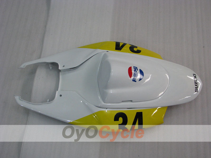 Carenado inyectado para GSX R600 06-07 - Amarillo, Blanco - MICHELIN, MOTUL, PEPSI #OYO87901596