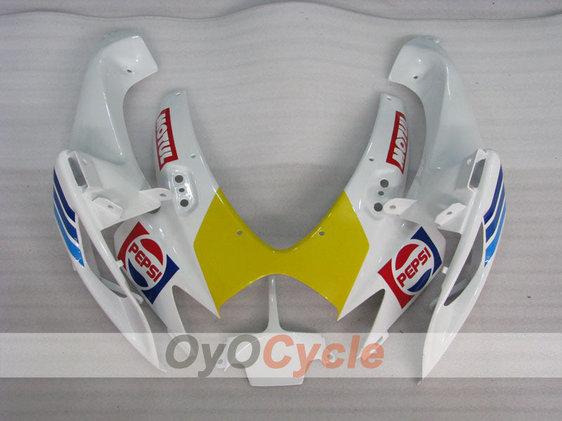 Carenado inyectado para GSX R600 06-07 - Amarillo, Blanco - MICHELIN, MOTUL, PEPSI #OYO87901596