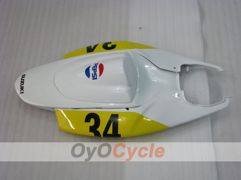 Carenado inyectado para GSX R600 06-07 - Amarillo, Blanco - MICHELIN, MOTUL, PEPSI #OYO87901596