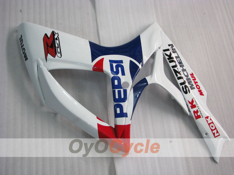 Carenado inyectado para GSX R600 06-07 - Amarillo, Blanco - MICHELIN, MOTUL, PEPSI #OYO87901596