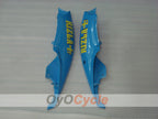Kit de carenado por inyección para GSX R600 06-07 - Azul, Negro - DUNLOP, Rizla+ #OYO87901601