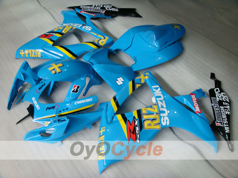 Carenado de inyección para GSX R750 06-07 - Azul, Negro - Rizla+ #OYO87901370 Imagen principal del producto