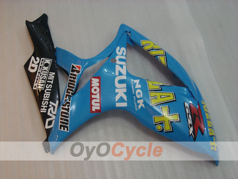 Carenado lateral izquierdo y derecho para Suzuki 06-07 GSXR600 #OYO87909554