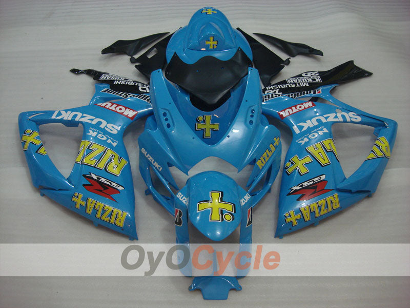 Kit de carenado por inyección para GSX R600 06-07 - Azul, Negro - MOTUL, Rizla+ #OYO87901603 Imagen secundaria del producto