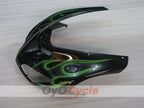 Kit de carenado por inyección para NINJA ZX-10R 06-07 - Verde, Negro - Llama #OYO87901610