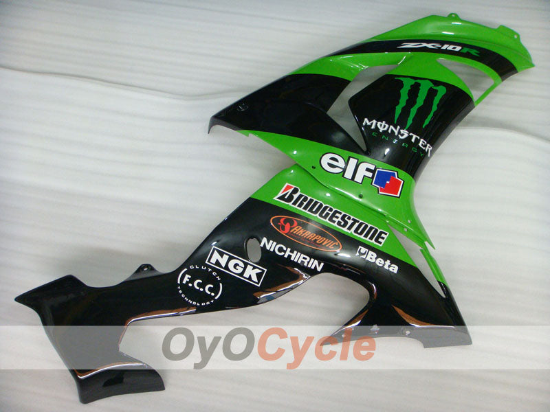 Carenado lateral izquierdo y derecho para Kawasaki 06-07 Ninja ZX-10R #OYO87913384 Imagen secundaria del producto