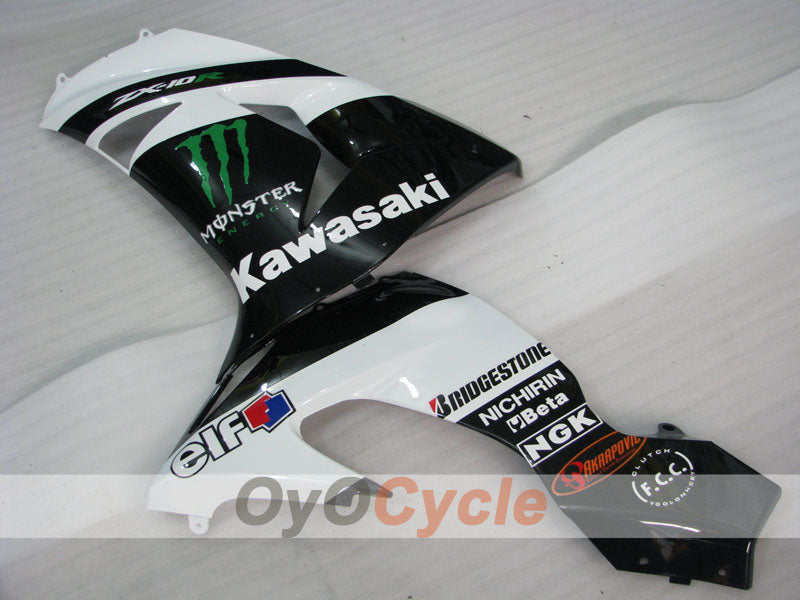 Carenado lateral izquierdo y derecho para Kawasaki 06-07 Ninja ZX-10R #OYO87913388