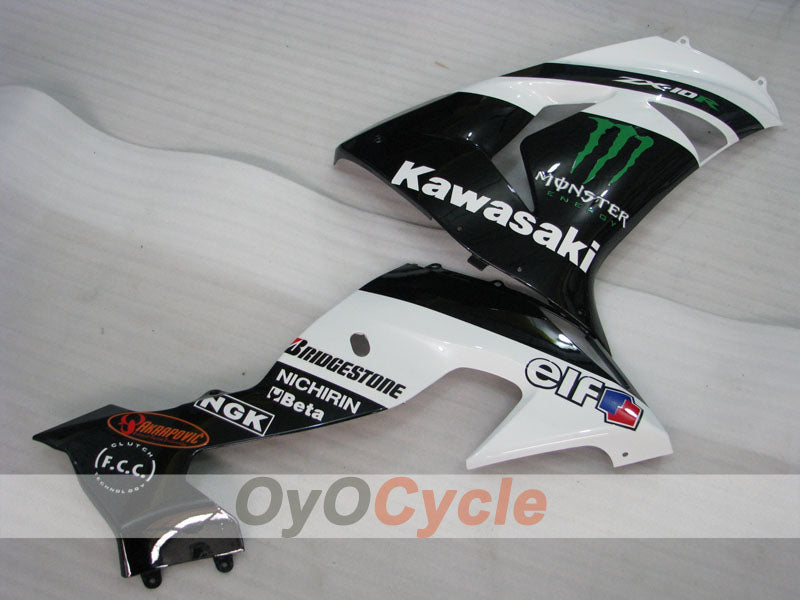 Carenado lateral izquierdo y derecho para Kawasaki 06-07 Ninja ZX-10R #OYO87913388