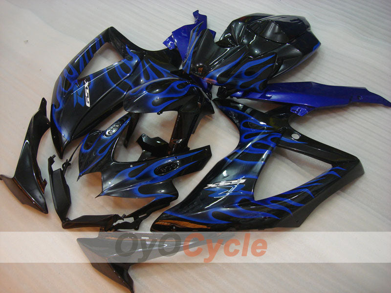 Carenado de inyección para GSX R750 08-10 - Azul, Negro - Llama #OYO87901440 Imagen principal del producto