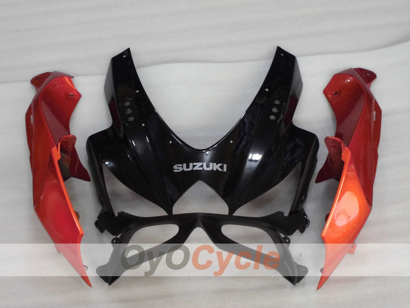 Kit de carenado por inyección para GSX R600 08-10 - Naranja, Negro - Estilo de fábrica #OYO87901646