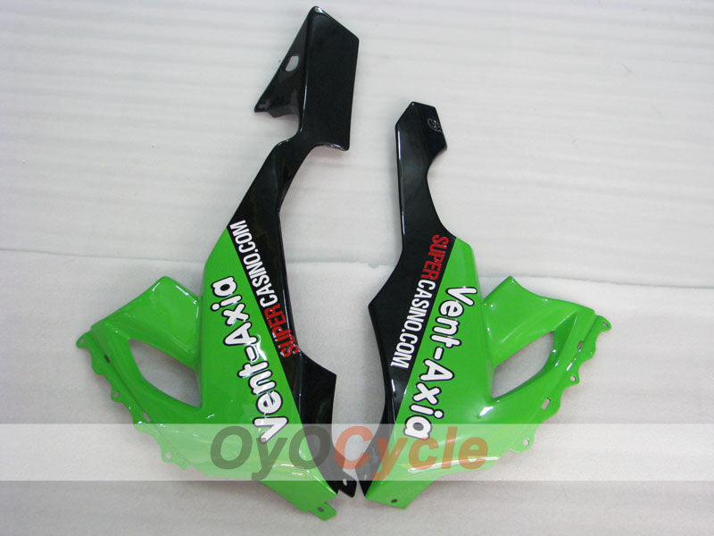 Kit de carenado por inyección para NINJA ZX-10R 08-10 - Verde, Negro - PIRELLI #OYO87901663