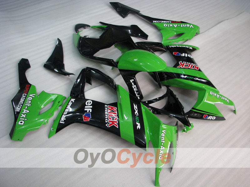 Kit de carenado por inyección para NINJA ZX-10R 08-10 - Verde, Negro - PIRELLI #OYO87901663