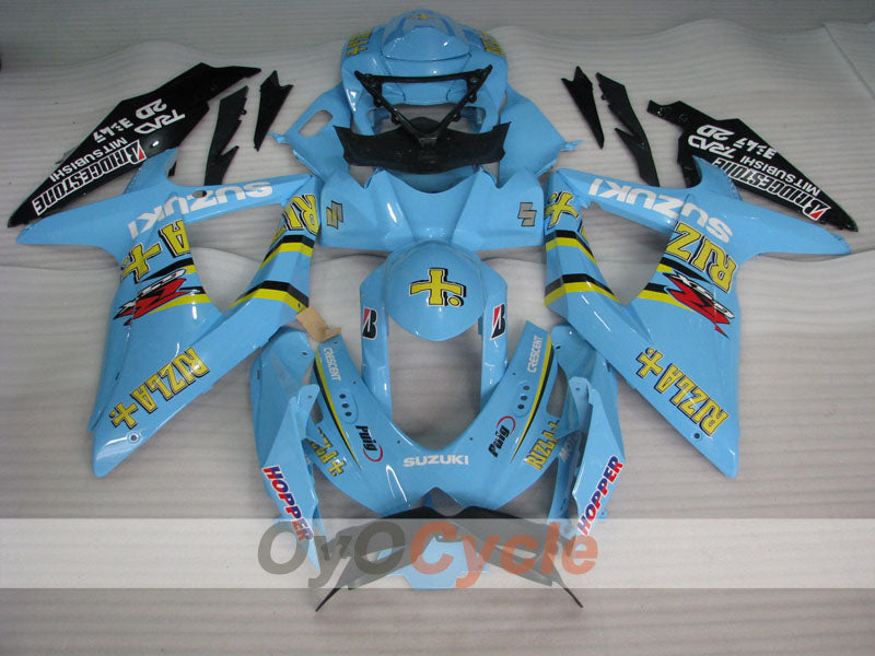 Kit de carenado por inyección para GSX R750 08-10 - Azul, Negro - Rizla+ #OYO87901456 Imagen secundaria del producto