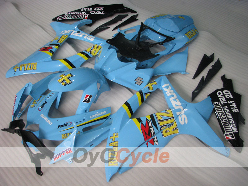 Kit de carenado de inyección para GSX R600 08-10 - Azul, Negro - Rizla+ #OYO87901674 Imagen secundaria del producto