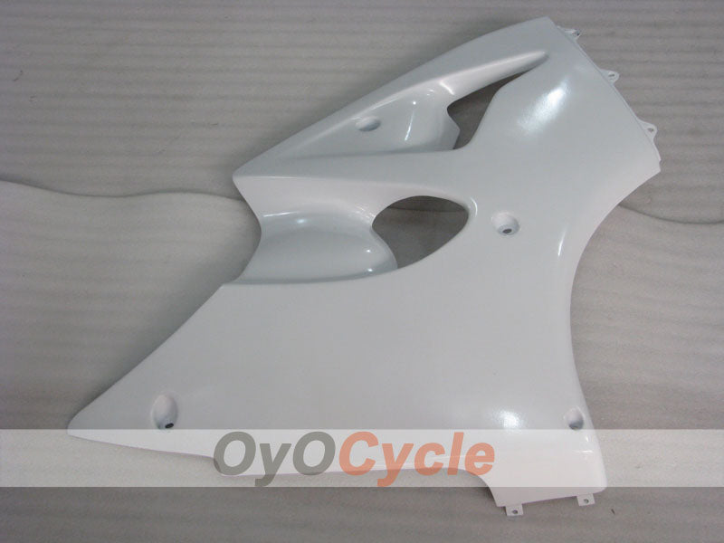 Kit de carenado por inyección para NINJA ZX-6R 00-02 - Blanco - Estilo de fábrica #OYO87901689