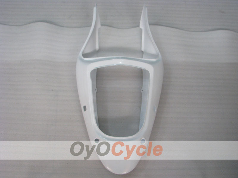 Kit de carenado por inyección para NINJA ZX-6R 00-02 - Blanco - Estilo de fábrica #OYO87901689