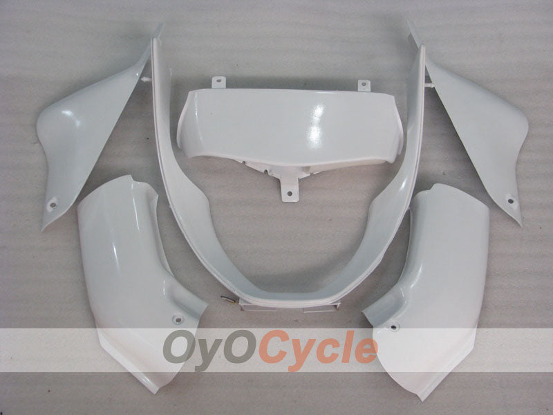 Kit de carenado por inyección para NINJA ZX-6R 00-02 - Blanco - Estilo de fábrica #OYO87901689
