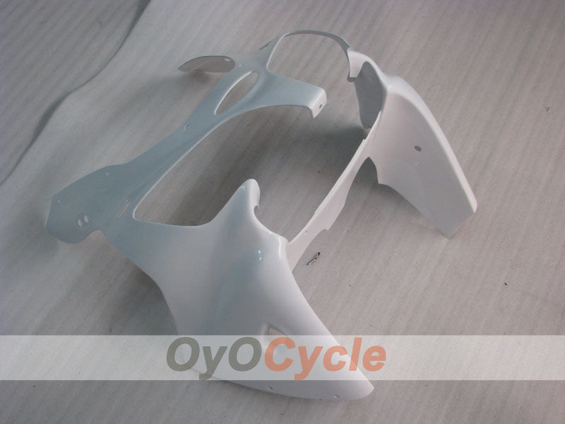 Kit de carenado por inyección para NINJA ZX-6R 00-02 - Blanco - Estilo de fábrica #OYO87901689