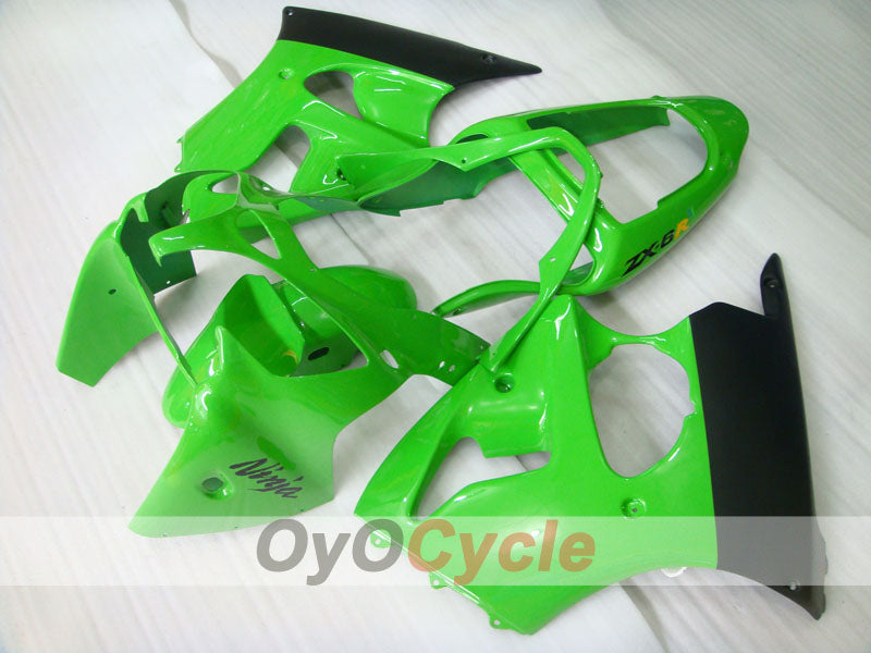 Kit de carenado por inyección para NINJA ZX-6R 00-02 - Verde, Negro - Estilo de fábrica #OYO87901692 Imagen secundaria del producto