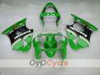 Kit de carenado por inyección para NINJA ZX-6R 00-02 - Verde, Negro - Estilo de fábrica #OYO87901695
