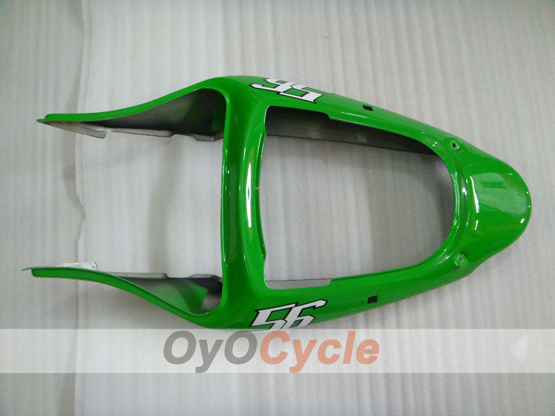 Kit de carenado por inyección para NINJA ZX-6R 00-02 - Verde, Negro - Estilo de fábrica #OYO87901695