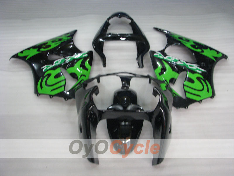 Carenado de inyección para NINJA ZX-6R 00-02 - Verde, Negro - Estilo de fábrica #OYO87901704 Imagen secundaria del producto