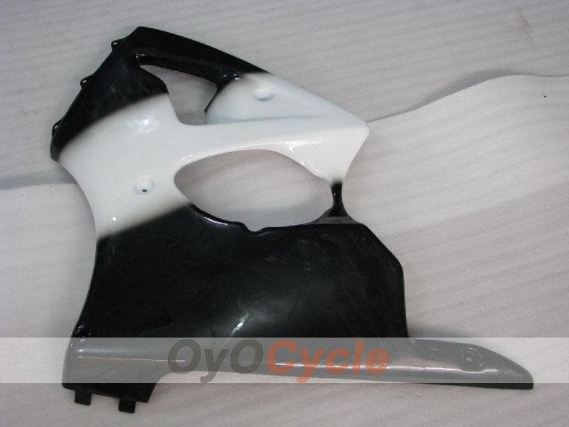 Kit de carenado por inyección para NINJA ZX-6R 00-02 - Blanco, Negro - Estilo de fábrica #OYO87901705