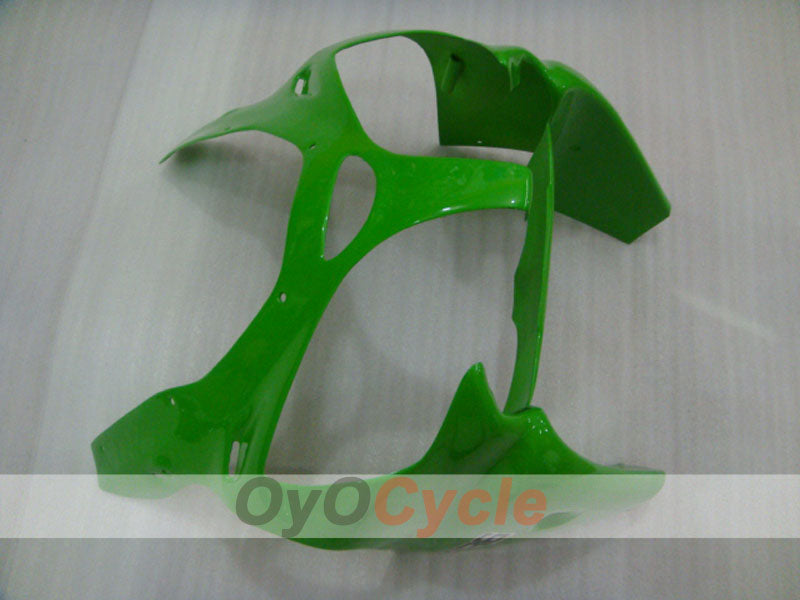 Carenado de inyección para NINJA ZX-6R 00-02 - Verde, Blanco - Estilo de fábrica #OYO87901706