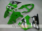 Carenado de inyección para NINJA ZX-6R 00-02 - Verde, Blanco - Estilo de fábrica #OYO87901706