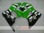Carenado de inyección para NINJA ZX-6R 00-02 - Verde, Blanco - Estilo de fábrica #OYO87901706