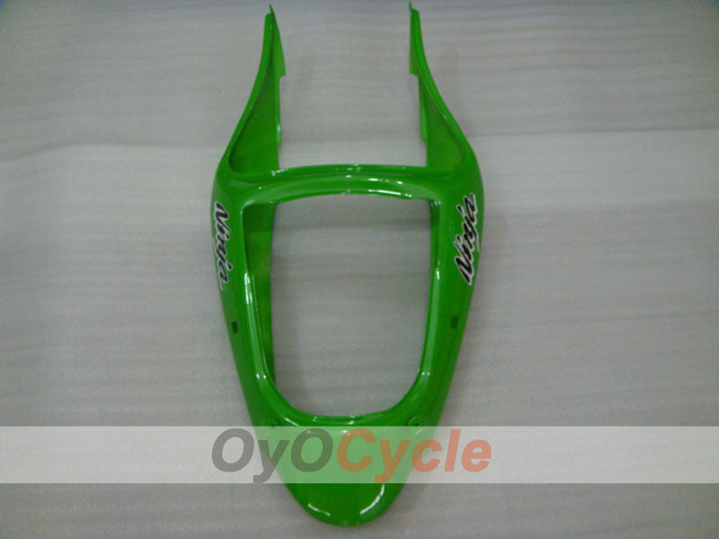 Carenado de inyección para NINJA ZX-6R 00-02 - Verde, Blanco - Estilo de fábrica #OYO87901706