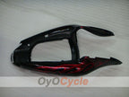 Kit de carenado por inyección para NINJA ZX-6R 00-02 - Rojo, Negro - Llama #OYO87901711