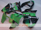 Kit de carenado por inyección para NINJA ZX-6R 00-02 - Verde, Negro - Monster #OYO87901719