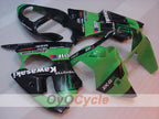 Kit de carenado por inyección para NINJA ZX-6R 00-02 - Verde, Negro - Monster #OYO87901719