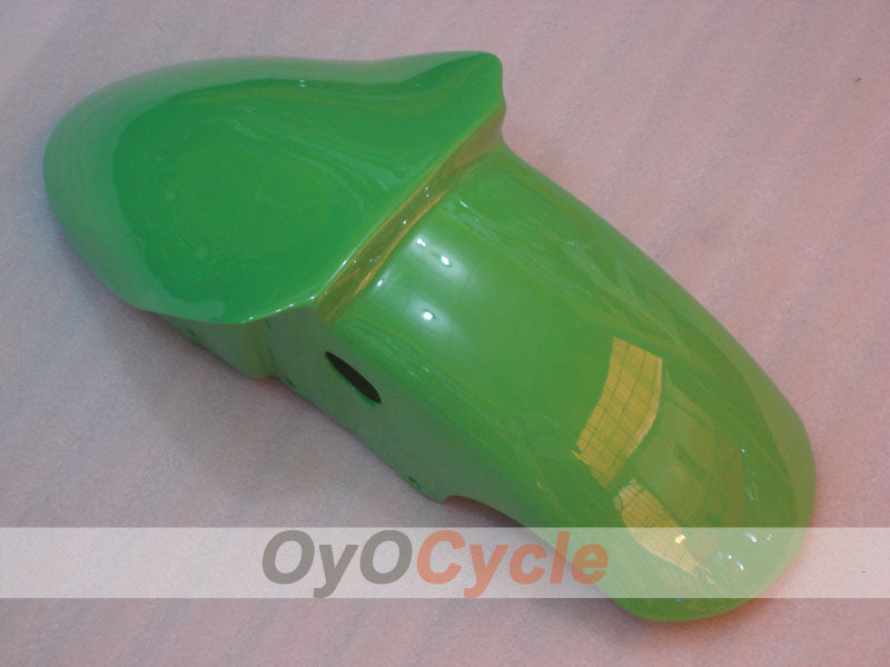 Kit de carenado por inyección para NINJA ZX-6R 00-02 - Verde, Negro - Monster #OYO87901719