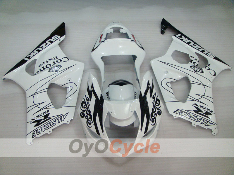 Carenado de inyección para GSX R1000 03-04 - Blanco, Negro - Corona #OYO87901727 Imagen secundaria del producto