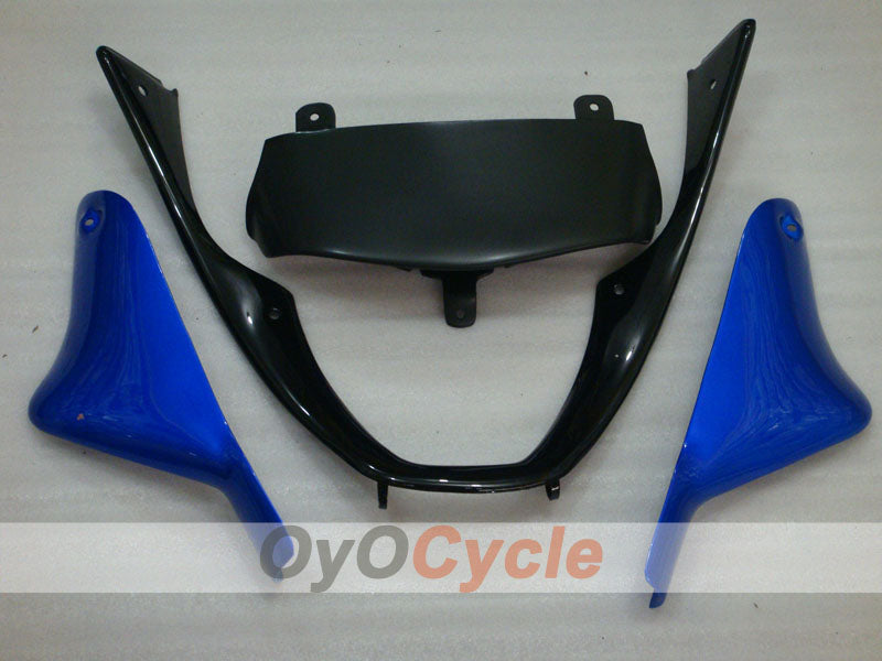 Kit de carenado por inyección para NINJA ZX-6R 00-02 - Azul, Negro - Nakano #OYO87901732