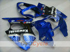 Kit de carenado por inyección para NINJA ZX-6R 00-02 - Azul, Negro - Nakano #OYO87901732