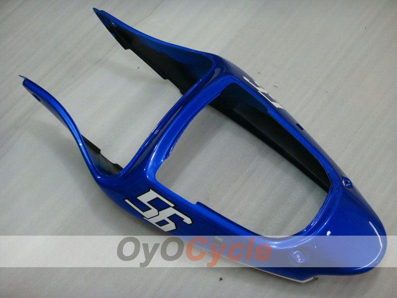 Kit de carenado por inyección para NINJA ZX-6R 00-02 - Azul, Negro - Nakano #OYO87901732