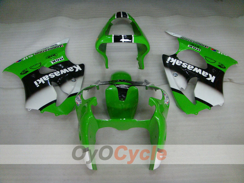 Kit de carenado por inyección para NINJA ZX-6R 00-02 - Verde, Negro - Nakano #OYO87901734 Imagen secundaria del producto